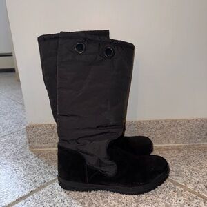 Black Snow Boots